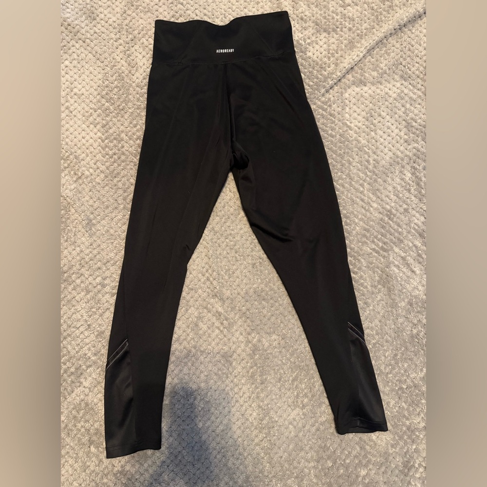 Adidas AEROREADY | Black High-Rise 7/8 Leggings ~Women’s Small - Picture 7 of 7